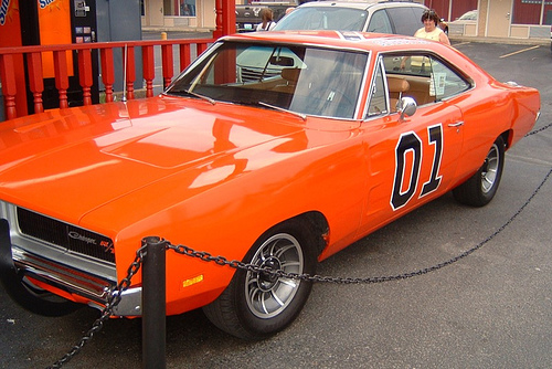 The General Lee outside Cooter’s Place, Nashville